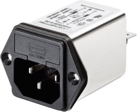 Schaffner FN 9260-1-06 FN 9260-1-06 Filtr sieciowy z gniazdem nie generującym ciepła 250 V/AC 1 A 5.3 mH (S x W) 46 mm x