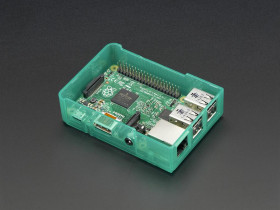 Adafruit Pi Model B+ / Pi 2 / Pi 3 Case Base - Green