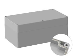 Obudowa ogólnego użytku ekranowana Szary IP66 Silikon, 200 x 360 x 149.5mm, RS PRO 5U3