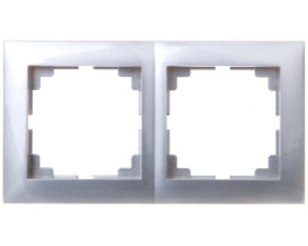 Sentia Ramka podwójna srebrny połysk 1472-56