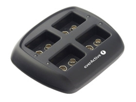 Profesjonalna ładowarka everActive NC-109 1÷4x9V