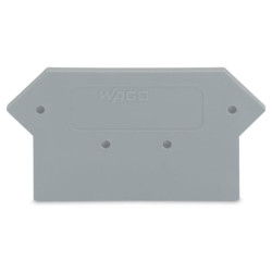 WAGO 281-316 3mm End and Intermediate Plate Grey