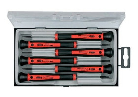 Wkrętaki precyzyjne komplet 6-sztuk TORX; HEX; FELO