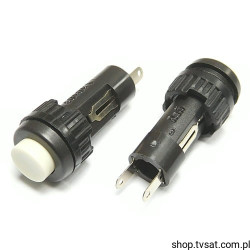 1.10.107.011/0205 Button non-illuminated, 9.1 mm, White PANEL RAFI