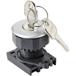 TruComponents 783068 Key Switch, flush, 1x90&#xB0;, Non-Illuminated