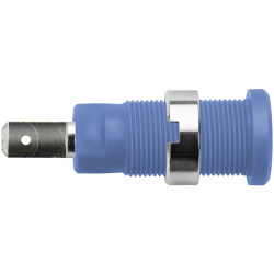 Sch&#xFC;tzinger SEB 8660 Ni/BL Safety Socket Blue 1pc