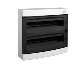 Rozdzielnica modułowa 2x12 natynkowa IP40 drzwi przeźroczyste PNS