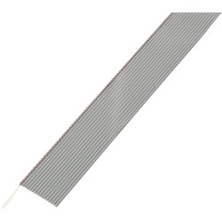 TruComponents 1570254 Ribbon Cable 1.27mm Spacing 16x0.035mm&#xB2; Grey 30.5m