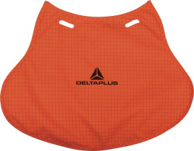 Osłona karku do kasków, Poliester, Poliuretan, Pomarańczowy, do uzytku z: Seria kasków DELTA PLUS