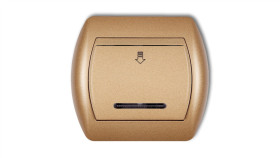 Trend Łącznik Hotelowy Złoty Metalik 8Sh-1