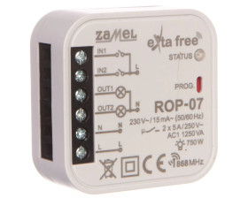 Radiowy odbiornik dopuszkowy 2-kanałowy ROP-07 EXF10000104