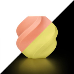 Filament Bambu Lab PLA Glow 1,75mm 1kg - w zestawie z wielorazową szpulą - Glow Orange