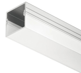 Profil LED nawierzchniowy, biały opal, 2192 Häfele Lighting, 83372988