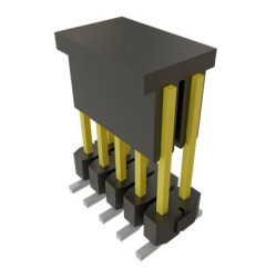 Wtyk PCB 10-pinowe raster: 2.54mm 2-rzędowe Samtec Montaż powierzchniowy