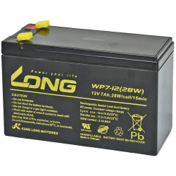 Long WP7-12(28W)-M/F1 VRLA Battery 12V 7Ah 151x102x65mm Low Self-Discharge