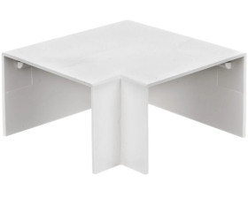 Narożnik do kanałów kablowych płaski AP 60x40 biały ECAP6040B