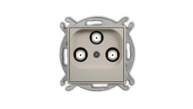 Mini Mechanizm Gniazda Multimedialnego 3F Data (Vectra) Taupe 60Mgmv