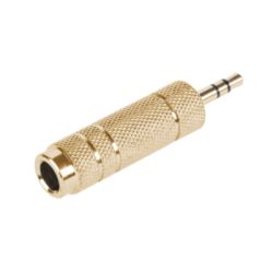Adapter Jack 6,3mm / Jack 3,5mm GOLD