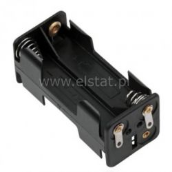 Koszyk na baterie 4xR6 ( II ) 2 strony + styk