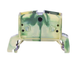 Złączka szynowa PE 4-przewodowa 2,5mm2 żółto-zielona 264-737