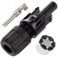 Gniazdo MC4 złącze solarne Konektor na przewód 4-6mm2 Staubli (Multi-Contact)