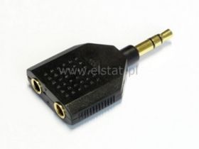 Jack 3,5 WT stereo 2xGN Jack 3,5 złoty Vitalco