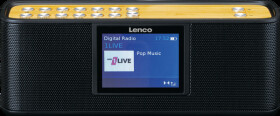 PDR-045BK DAB+/FM radio, TFT display, Bluetooth, battery