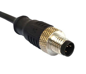 Przewód czujnik-siłownik ze złączem Złącze M12 liczba rdzeni 5 długość 1m Rodzaj A Męskie