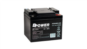 Bpower Akumulator 12V Bpl 40Ah Żywotność: 10-12 Lat, 5 Lat Gwarancji