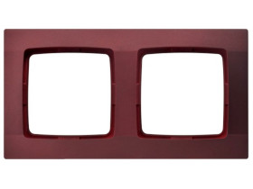 KARO Ramka 2 podwójna burgund R-2S/58 OSPEL