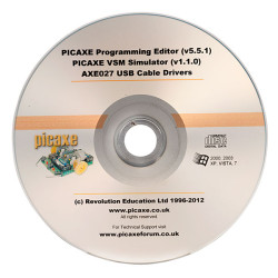 PICAXE BAS805 Programming Editor Software On CD