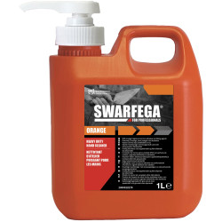 Swarfega SOR1LMP Orange Hand Cleaner Pump Bottle 1 litre