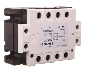 Przekaźnik półprzewodnikowy trójfazowy 24-440V AC 25A 4-32V DC RZ3A40D25