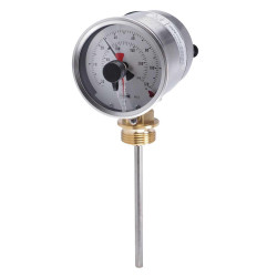 Termometr z zegarem 120 °C Jumo 608550/1080-643-00-0-874-8-106-26-46-150-20/430,4 dokładność ±0.5 % F, °C