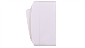 Hermes Łącznik Dzwonek Mechanizm Z Pełną Obudową Biały Ip44 Przycisk 1X...