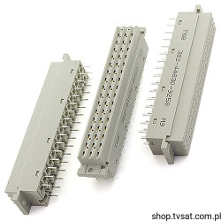 382-44830-9258 Socket 3 x 16 Pin DIN 41612 THT T&amp;B
