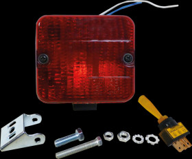 Trailer rear fog light, 12V
