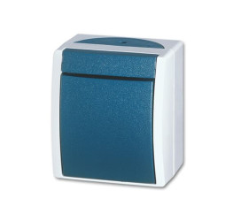 Łącznik instalacyjny, 1-przyciskowy, 1-biegunowy, IP44, ABB