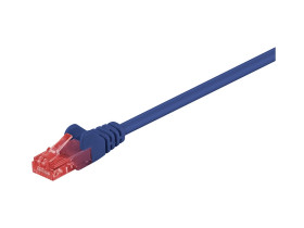 Kabel Patchcord CAT 6 U/UTP RJ45/RJ45 2m niebieski