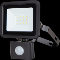 2707614030 LED floodlight, 10 W, 800 lm, 6500 K, IP44, sensor, anthracite