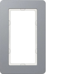 KNX Q.7 Ramka z dużym wycięciem aluminium 13096074