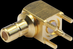 100024863 SMB angled connector print gold-plated