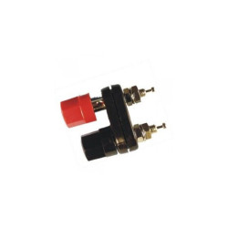 Gniazdo banan podwójne GLX-2 Laboratoryjne 2x4mm 10A