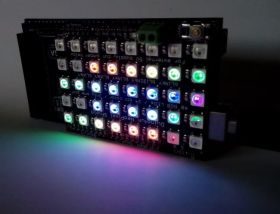 Shield zgodny z NeoPixel 40xWS2812