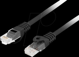 PCU6-10CU-1000-BK Patch cable RJ45 Cat.6 UTP 10 m black