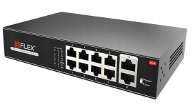Switch Poe Eiflex Ei-H1108pll 8Xpoe 10Xfe 2Xuplink Niezarządzalny,...