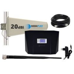 Wzmacniacz GSM/4G LTE REPEATER + antena zewn. Tajfun (GSM900, LTE900, LTE1800, GSM1800)