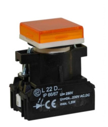 Lampka sygnalizacyjna L22KD/24V-230V żółta W0-LDU1-L22KD G
