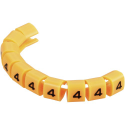 TruComponents 40982 Pre-printed Cable marker 4 OD 3-3.60mm