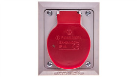 Gniazdo Izolacyjne Skośne P/T 16A 400V 4P Ip44 2627-420